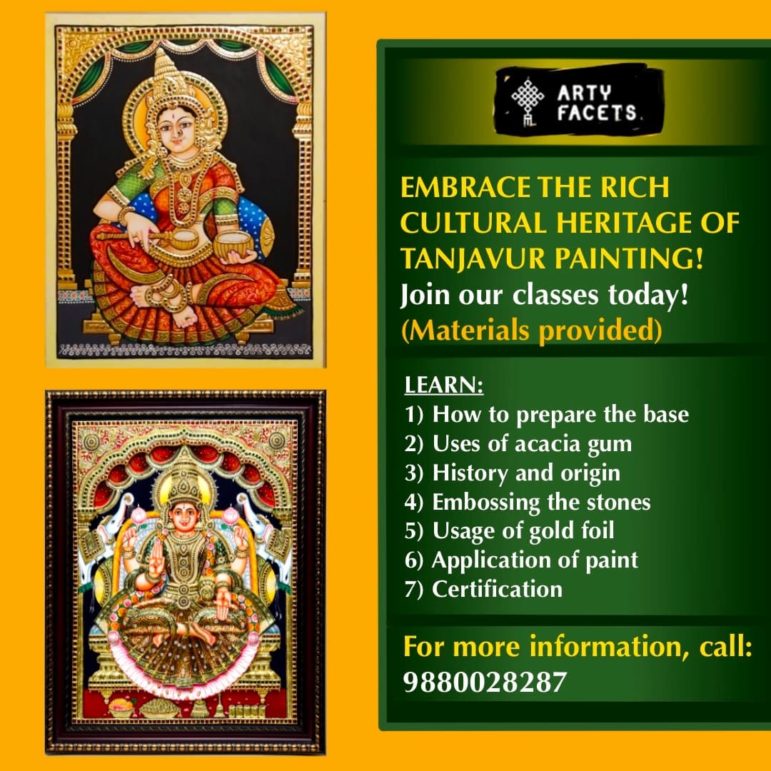 Thanjavur Painting (Tanjore Painting) workshop